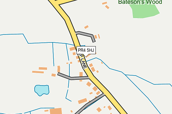 PR4 5HJ map - OS OpenMap – Local (Ordnance Survey)