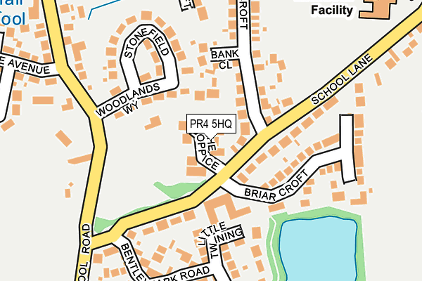 PR4 5HQ map - OS OpenMap – Local (Ordnance Survey)