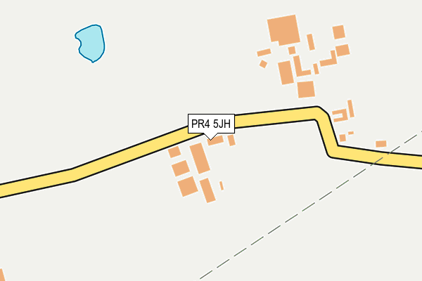 PR4 5JH map - OS OpenMap – Local (Ordnance Survey)