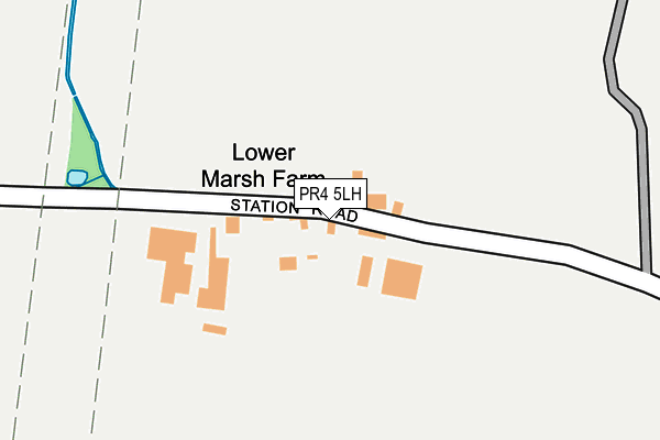 PR4 5LH map - OS OpenMap – Local (Ordnance Survey)