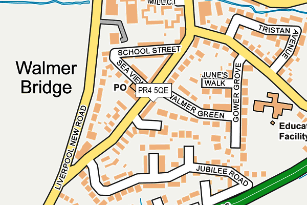PR4 5QE map - OS OpenMap – Local (Ordnance Survey)