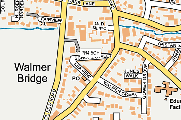 PR4 5QH map - OS OpenMap – Local (Ordnance Survey)