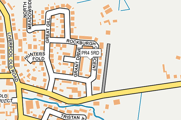 PR4 5RD map - OS OpenMap – Local (Ordnance Survey)