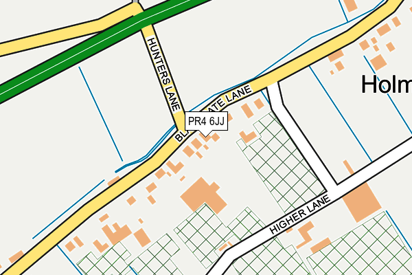 PR4 6JJ map - OS OpenMap – Local (Ordnance Survey)