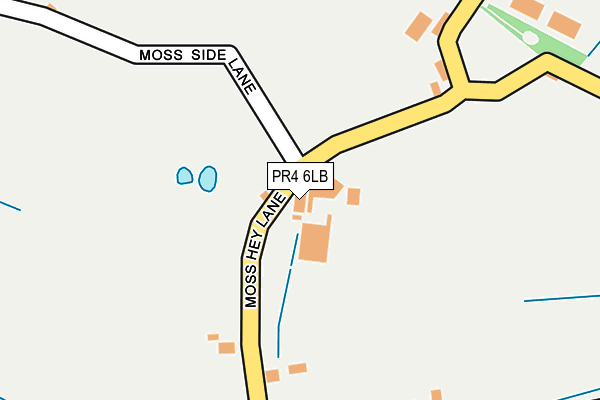 PR4 6LB map - OS OpenMap – Local (Ordnance Survey)