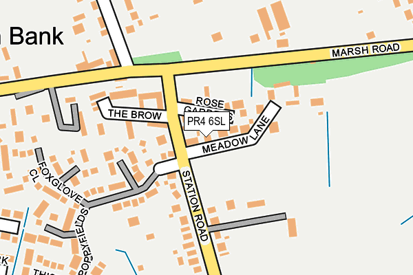 PR4 6SL map - OS OpenMap – Local (Ordnance Survey)