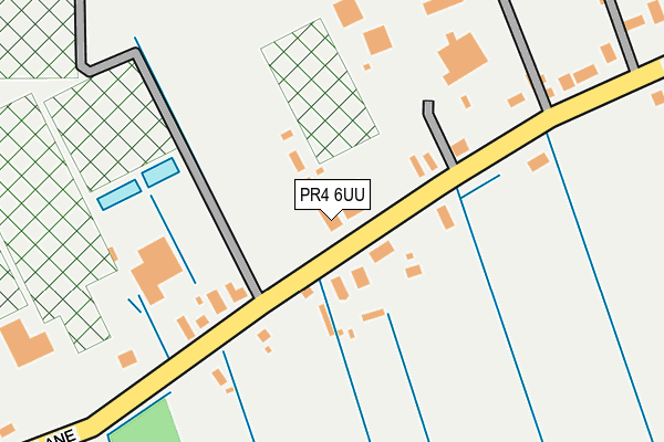 PR4 6UU map - OS OpenMap – Local (Ordnance Survey)