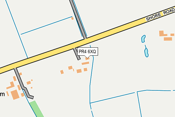 PR4 6XQ map - OS OpenMap – Local (Ordnance Survey)