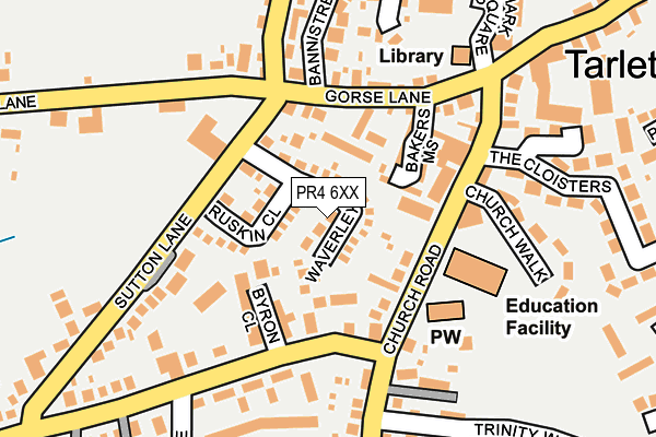 PR4 6XX map - OS OpenMap – Local (Ordnance Survey)
