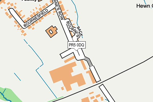 PR5 0DQ map - OS OpenMap – Local (Ordnance Survey)