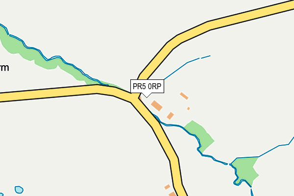 PR5 0RP map - OS OpenMap – Local (Ordnance Survey)