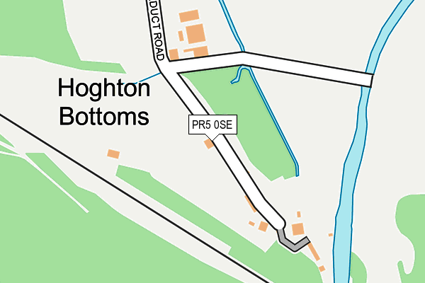 PR5 0SE map - OS OpenMap – Local (Ordnance Survey)
