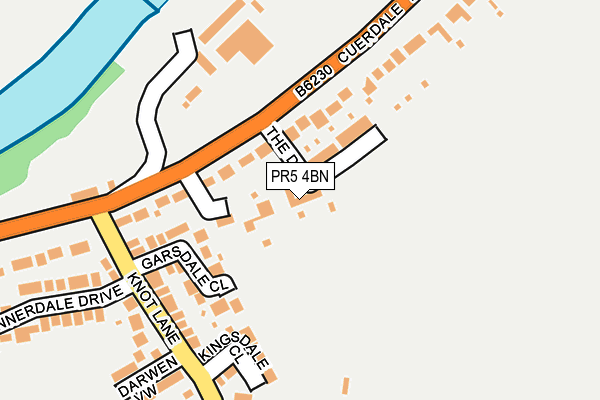 PR5 4BN map - OS OpenMap – Local (Ordnance Survey)
