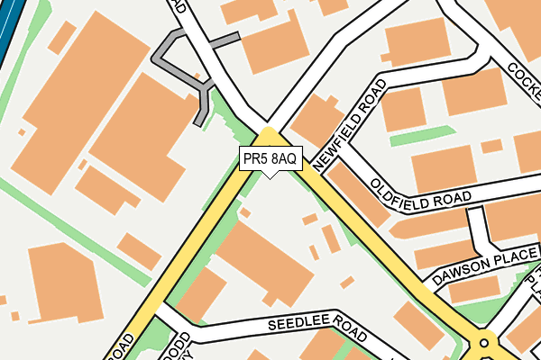 Map of KOMMERLING UK LIMITED at local scale