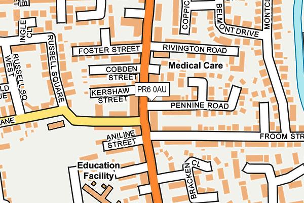 Map of DIRECTIONS HEALTHCARE LTD at local scale