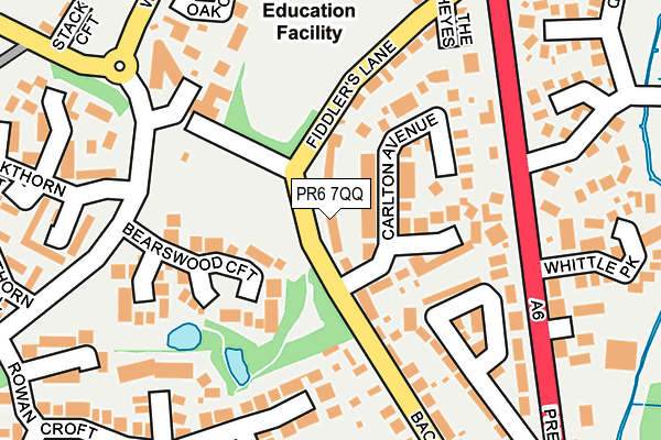 PR6 7QQ map - OS OpenMap – Local (Ordnance Survey)