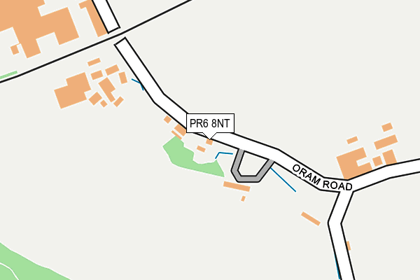 PR6 8NT map - OS OpenMap – Local (Ordnance Survey)