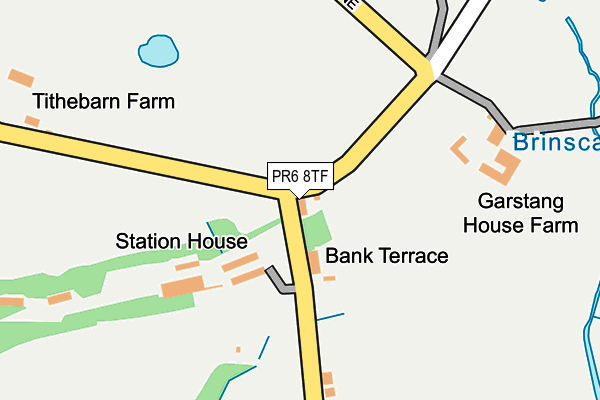 PR6 8TF map - OS OpenMap – Local (Ordnance Survey)