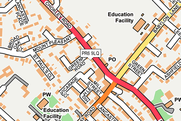 Map of PROSPEX PROPERTY SOLUTIONS LTD at local scale