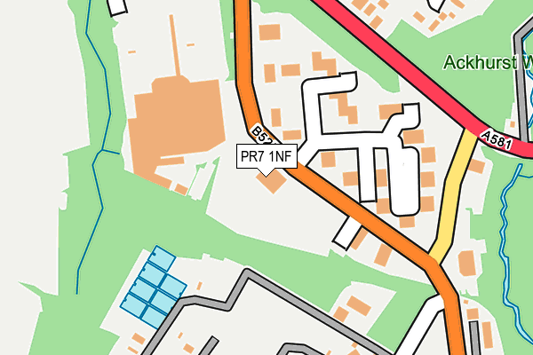 PR7 1NF map - OS OpenMap – Local (Ordnance Survey)