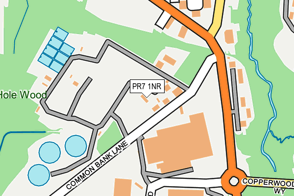 PR7 1NR map - OS OpenMap – Local (Ordnance Survey)