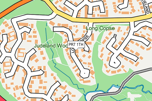PR7 1TH map - OS OpenMap – Local (Ordnance Survey)