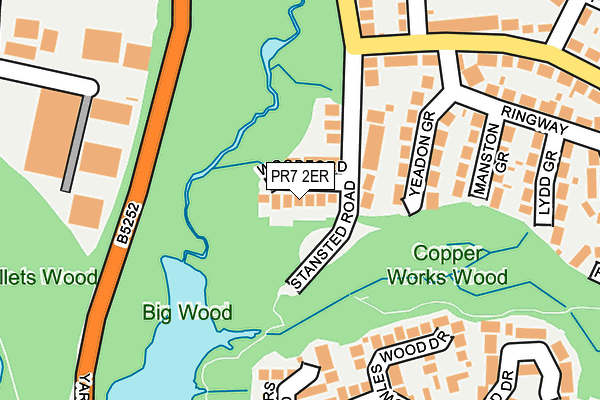 PR7 2ER map - OS OpenMap – Local (Ordnance Survey)