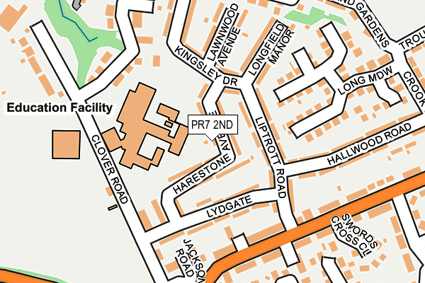 PR7 2ND map - OS OpenMap – Local (Ordnance Survey)