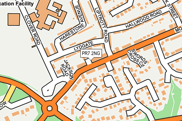 PR7 2NG map - OS OpenMap – Local (Ordnance Survey)