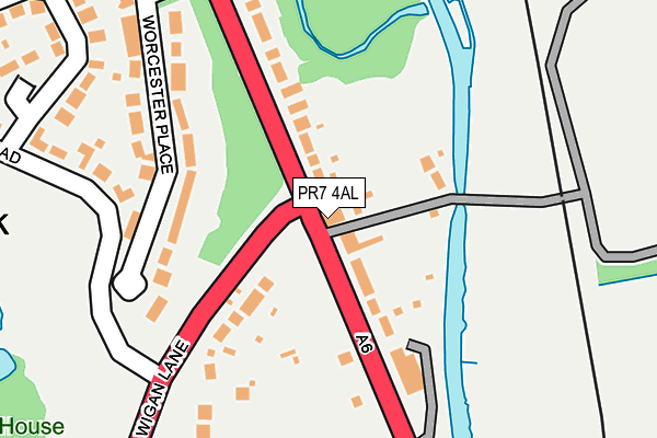 PR7 4AL map - OS OpenMap – Local (Ordnance Survey)