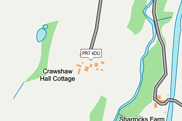 PR7 4DU map - OS OpenMap – Local (Ordnance Survey)