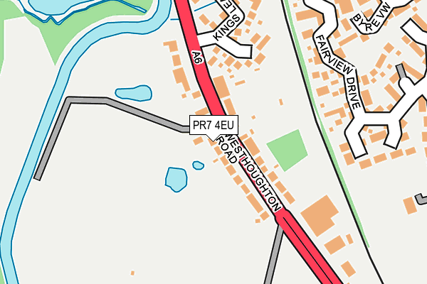 PR7 4EU map - OS OpenMap – Local (Ordnance Survey)
