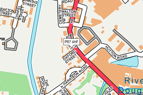PR7 4HF map - OS OpenMap – Local (Ordnance Survey)