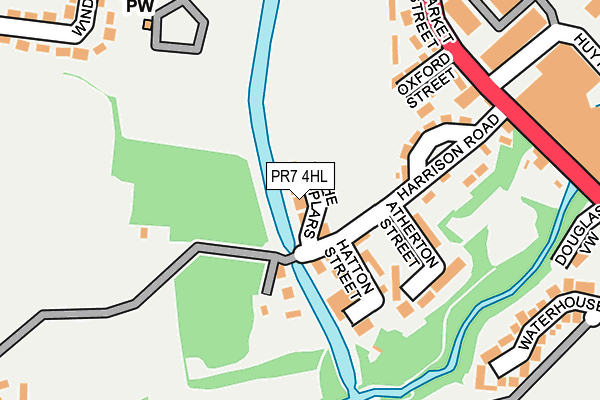 PR7 4HL map - OS OpenMap – Local (Ordnance Survey)