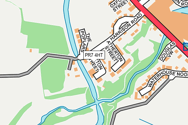 PR7 4HT map - OS OpenMap – Local (Ordnance Survey)