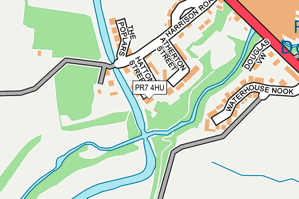 PR7 4HU map - OS OpenMap – Local (Ordnance Survey)