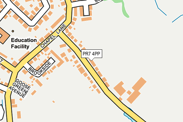 PR7 4PP map - OS OpenMap – Local (Ordnance Survey)
