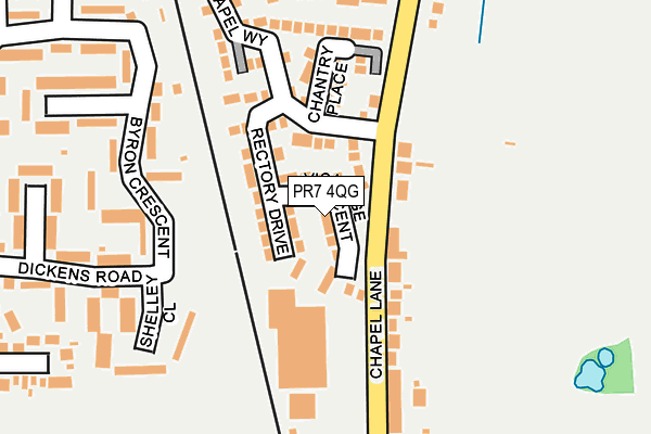 PR7 4QG map - OS OpenMap – Local (Ordnance Survey)