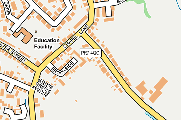 PR7 4QQ map - OS OpenMap – Local (Ordnance Survey)