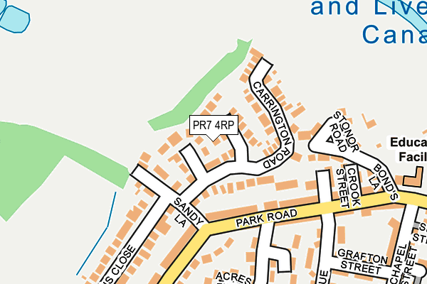 PR7 4RP map - OS OpenMap – Local (Ordnance Survey)