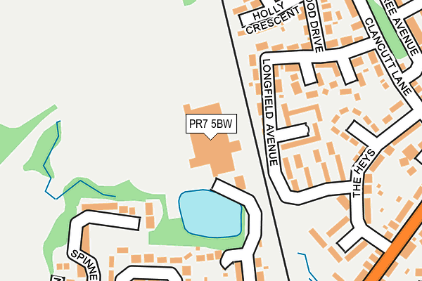 Map of HEX COMMUNICATIONS LTD at local scale