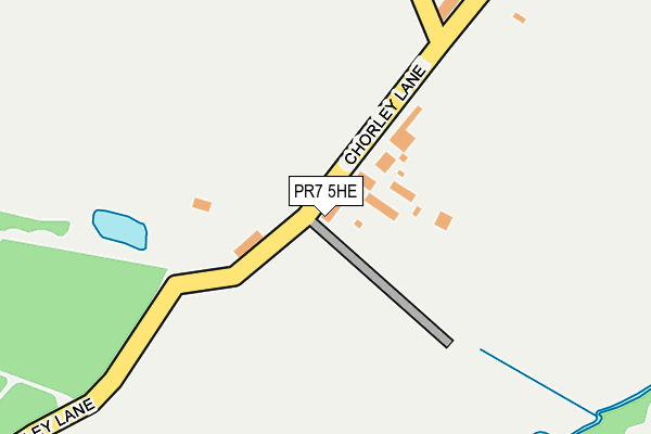 PR7 5HE map - OS OpenMap – Local (Ordnance Survey)