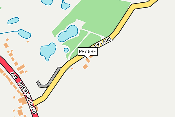 PR7 5HF map - OS OpenMap – Local (Ordnance Survey)