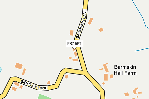 PR7 5PT map - OS OpenMap – Local (Ordnance Survey)