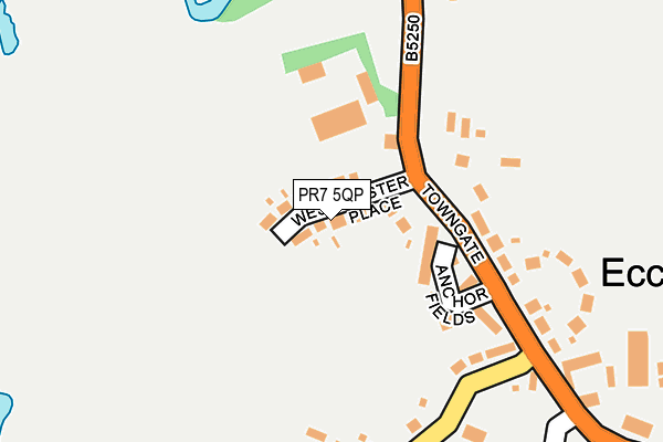PR7 5QP map - OS OpenMap – Local (Ordnance Survey)