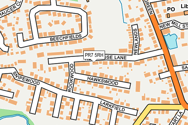 PR7 5RH map - OS OpenMap – Local (Ordnance Survey)