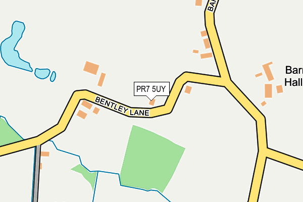 PR7 5UY map - OS OpenMap – Local (Ordnance Survey)