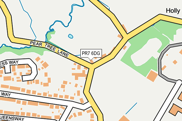 PR7 6DG map - OS OpenMap – Local (Ordnance Survey)