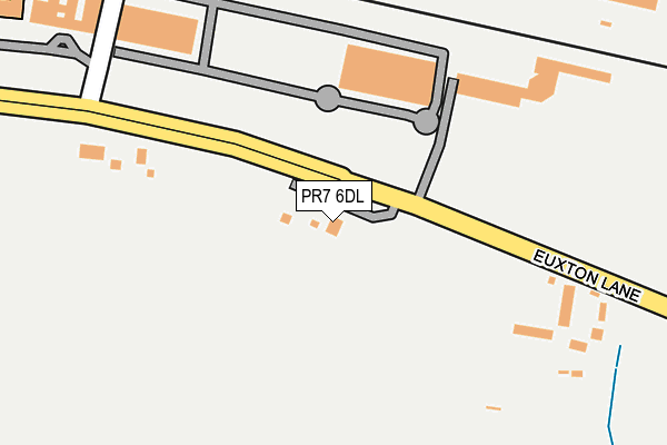 PR7 6DL map - OS OpenMap – Local (Ordnance Survey)