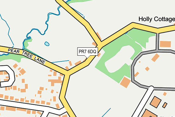 PR7 6DQ map - OS OpenMap – Local (Ordnance Survey)